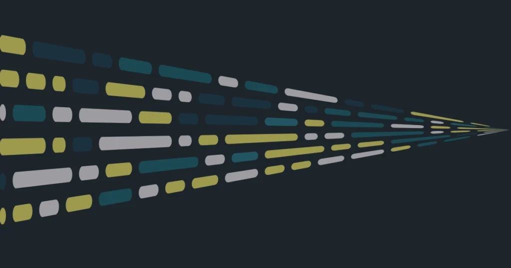 Abstract graphic representing website speed